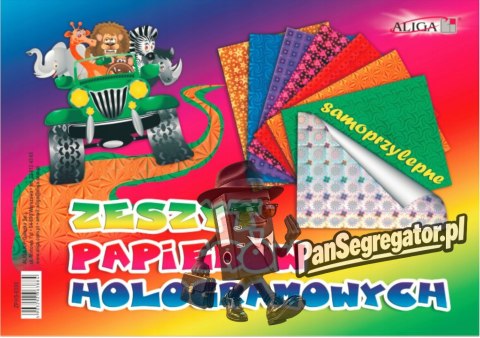 Zeszyt papierów holograficznych samoprzylepny B5 ZPHS-6388 ALIGA