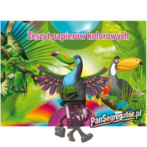 Zeszyt papierów kolorowych A5 32k KRESKA
