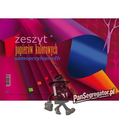 Zeszyt papierów kolorowych samoprzylepnych A5 (4 kolory + 4 Fluo) KRESKA