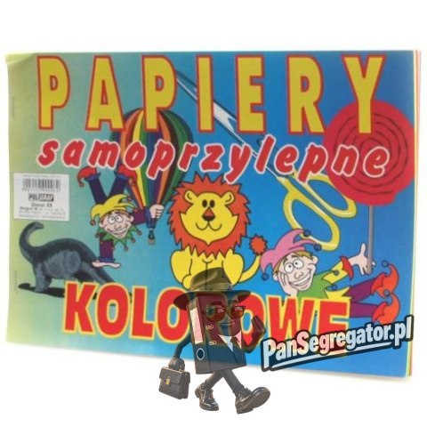 Zeszyt papierów kolorowych samoprzylepnych C5 POLIGRAF