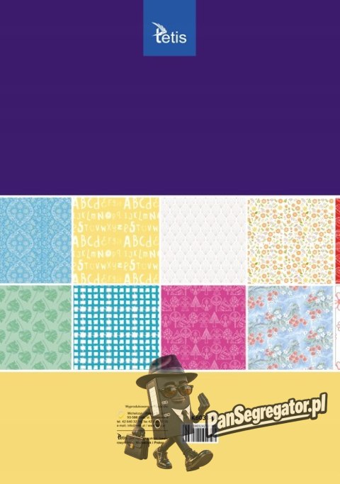 Zeszyt papierów kreatywnych A3 16k 100g KB031-01 TETIS