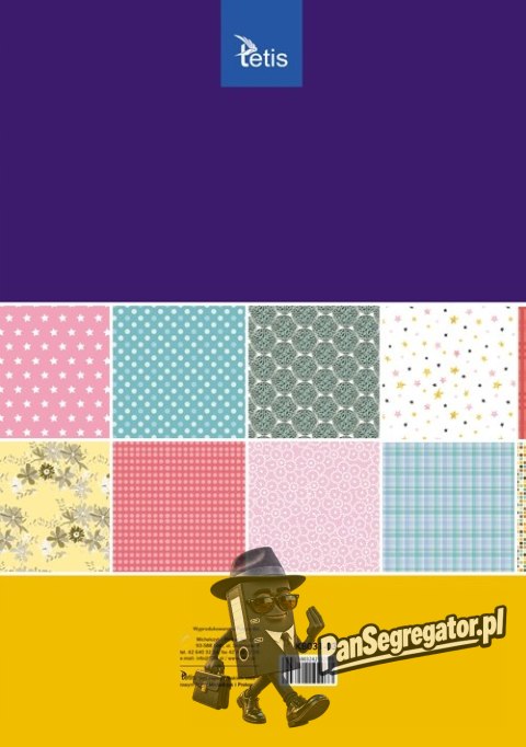 Zeszyt papierów kreatywnych A3 16k 100g KB031-03 TETIS