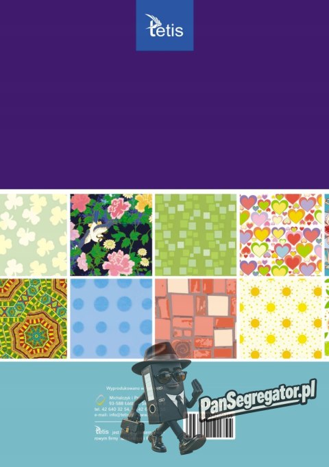Zeszyt papierów kreatywnych A4 16k 100g KB030-07 TETIS