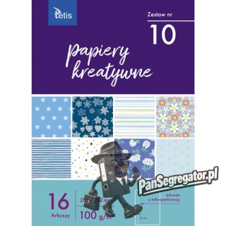 Zeszyt papierów kreatywnych A4 16k 100g KB030-10 TETIS