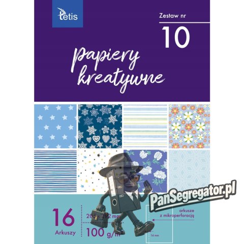 Zeszyt papierów kreatywnych A4 16k 100g KB030-10 TETIS