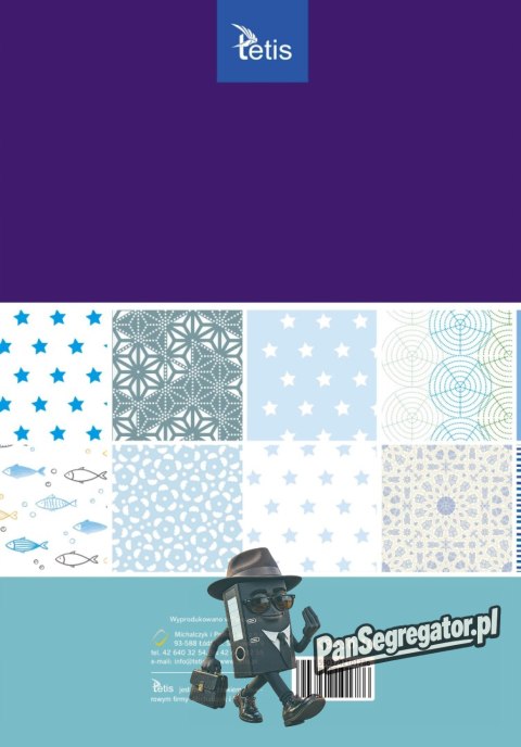 Zeszyt papierów kreatywnych A4 16k 100g KB030-10 TETIS