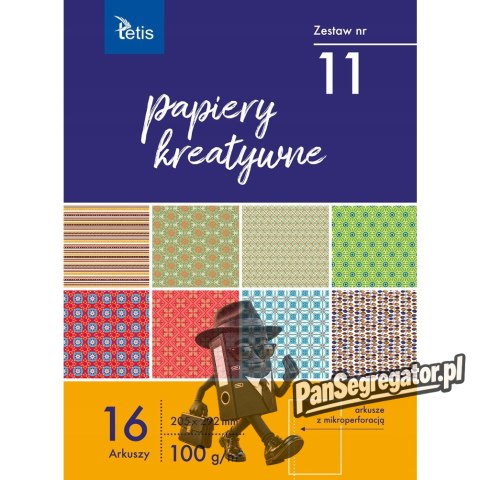 Zeszyt papierów kreatywnych A4 16k 100g KB030-11 TETIS