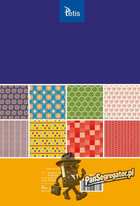 Zeszyt papierów kreatywnych A4 16k 100g KB030-11 TETIS