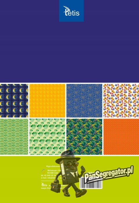 Zeszyt papierów kreatywnych A4 16k 100g KB030-12 TETIS