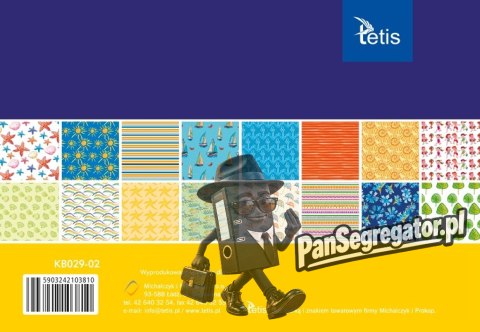 Zeszyt papierów kreatywnych A5 16k 100g KB029-02 TETIS