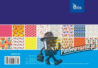 Zeszyt papierów kreatywnych A5 16k 100g KB029-04 TETIS