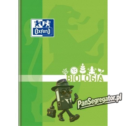 Zeszyt szkolny A5 przedmiotowy 80 kartek w kratkę BIOLOGIA 400128286 OXFORD