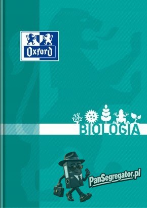 Zeszyt szkolny A5 przedmiotowy 80 kartek w kratkę BIOLOGIA 400128286 OXFORD