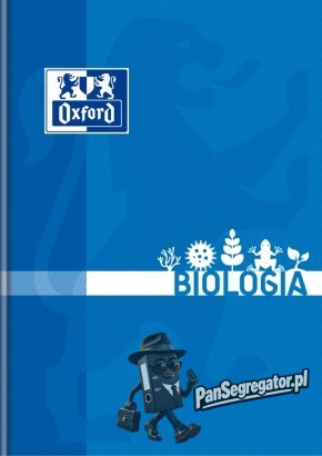 Zeszyt szkolny A5 przedmiotowy 80 kartek w kratkę BIOLOGIA 400128286 OXFORD