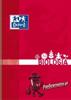Zeszyt szkolny A5 przedmiotowy 80 kartek w kratkę BIOLOGIA 400128286 OXFORD