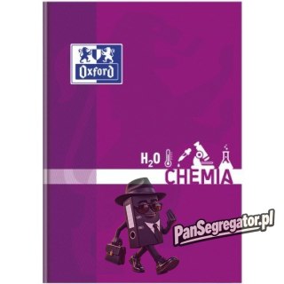 Zeszyt szkolny A5 przedmiotowy 80 kartek w kratkę CHEMIA 400128285 OXFORD