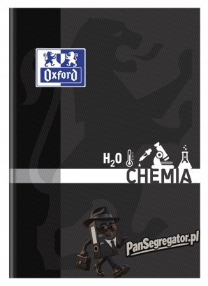 Zeszyt szkolny A5 przedmiotowy 80 kartek w kratkę CHEMIA 400128285 OXFORD