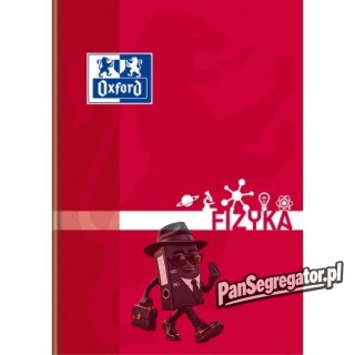 Zeszyt szkolny A5 przedmiotowy 80 kartek w kratkę FIZYKA 400128288 OXFORD