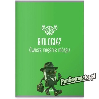 Zeszyt szkolny przedmiotowy A5 60 kartek w kratkę 70g BIOLOGIA 400197997 HERLITZ