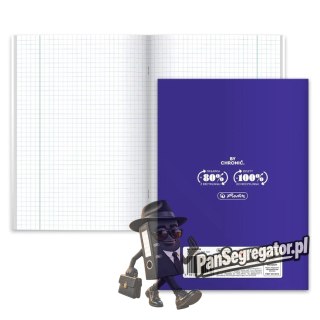 Zeszyt szkolny przedmiotowy A5 60 kartek w kratkę 70g BIOLOGIA 400198101 HERLITZ