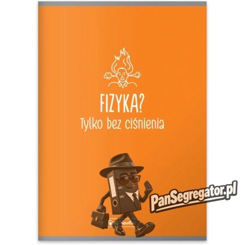 Zeszyt szkolny przedmiotowy A5 60 kartek w kratkę 70g FIZYKA 400197999 HERLITZ