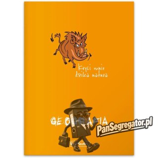Zeszyt szkolny przedmiotowy A5 60 kartek w kratkę 70g GEOGRAFIA 400198100 HERLITZ