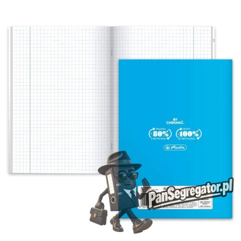 Zeszyt szkolny przedmiotowy A5 60 kartek w kratkę 70g JĘZYK ANGIELSKI 400197976 HERLITZ