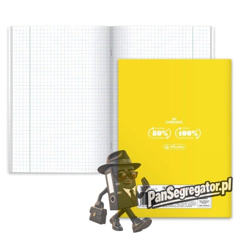 Zeszyt szkolny przedmiotowy A5 60 kartek w kratkę 70g JĘZYK NIEMIECKI 400197977 HERLITZ