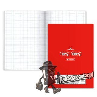 Zeszyt szkolny przedmiotowy A5 60 kartek w kratkę 70g MATEMATYKA 400197975 HERLITZ