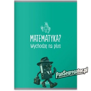 Zeszyt szkolny przedmiotowy A5 60 kartek w kratkę 70g MATEMATYKA 400197992 HERLITZ