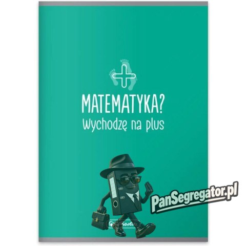 Zeszyt szkolny przedmiotowy A5 60 kartek w kratkę 70g MATEMATYKA 400197992 HERLITZ
