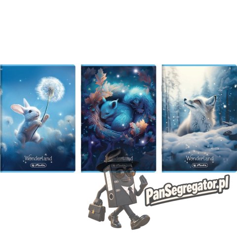 Zeszyt A4 32k kratka z marginesem WONDERLAND 400209629 HERLITZ