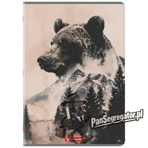 Zeszyt A4 80k kratka z marginesem WILD 400206433 HERLITZ