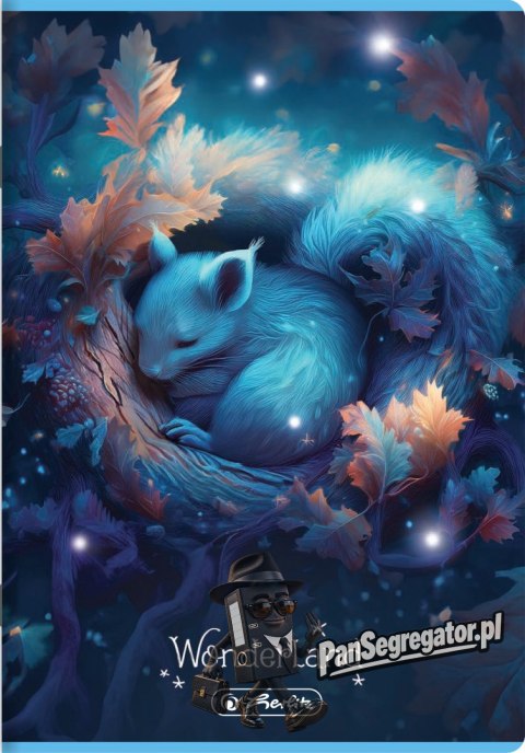 Zeszyt A5 16k 3linia kolorowa WONDERLAND 400196830 HERLITZ