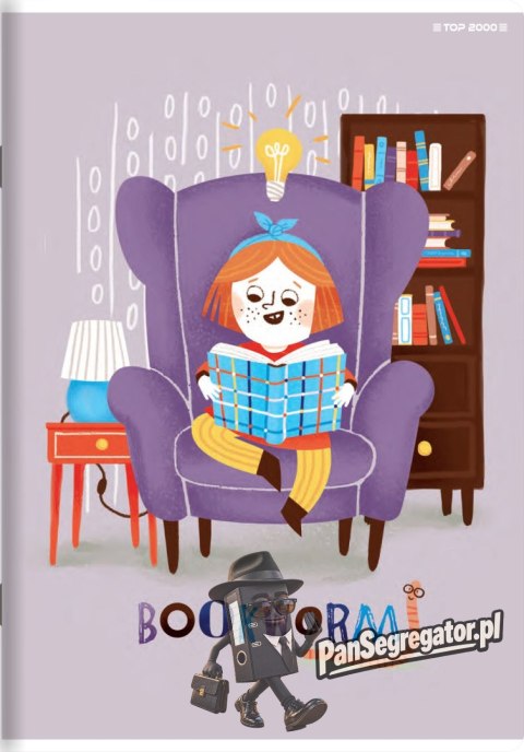 Zeszyt A5 16k linia podwójna kolorowa 70g BOOK/RETRO 400169400 TOP 2000