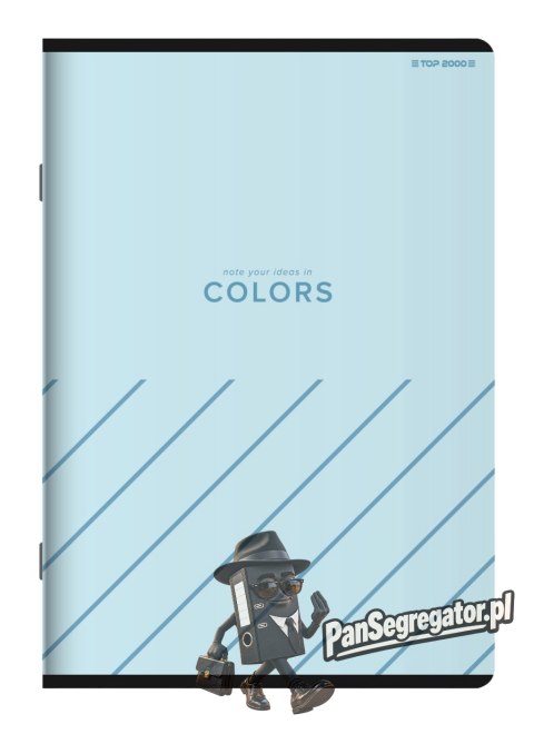 Zeszyt A5 32k kratka margines COLORS 400169181 TOP 2000