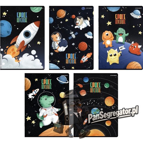 Zeszyt A5 32k kratka margines SPACE ADVENTURE 400182344 TOP 2000