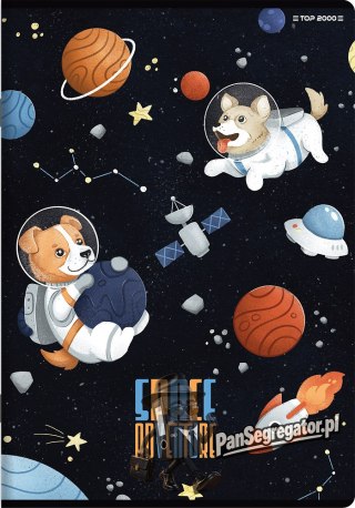 Zeszyt A5 32k kratka margines SPACE ADVENTURE 400182344 TOP 2000
