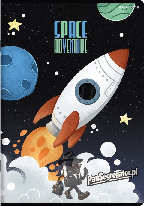 Zeszyt A5 32k kratka margines SPACE ADVENTURE 400182344 TOP 2000