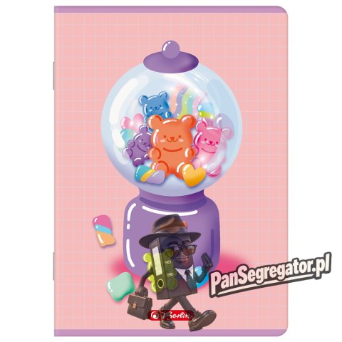Zeszyt A5 32k kratka z marginesem JELLY 400206378 HERLITZ