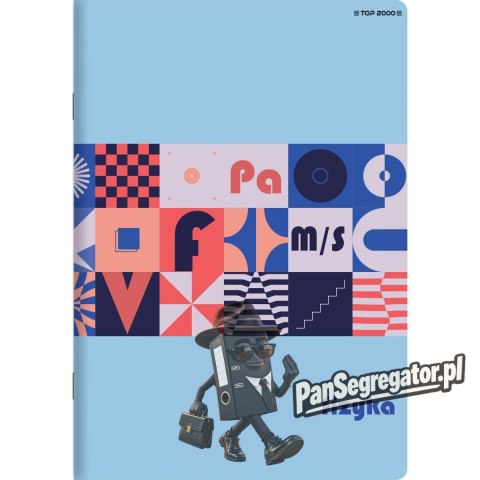Zeszyt A5 60k kratka 70g ze ściągami FIZYKA 400169458 TOP 2000