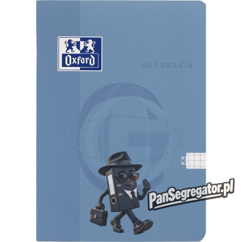 Zeszyt A5 60k kratka 90g GEOGRAFIA 400175638 OXFORD