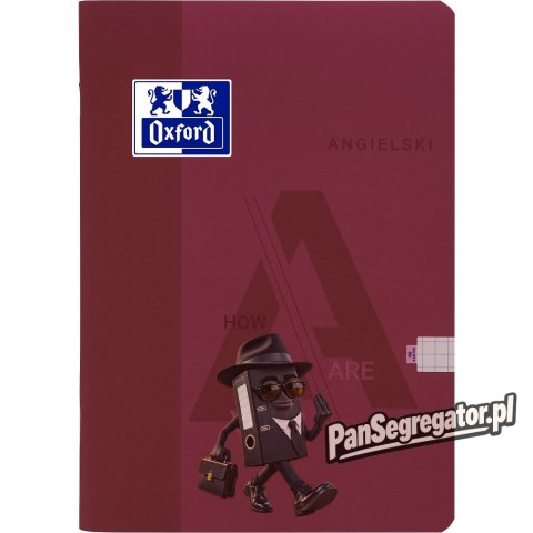 Zeszyt A5 60k kratka 90g JĘZYK ANGIELSKI 400175613 OXFORD