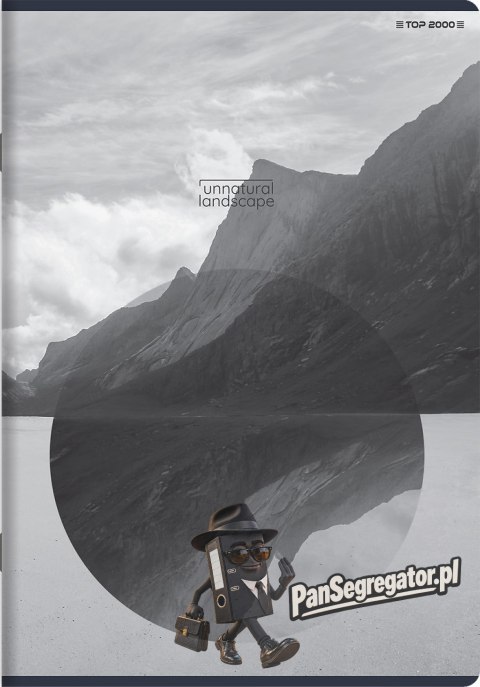 Zeszyt A5 60k kratka margines UNNATURAL LANDSCAPE 400182426 TOP 2000