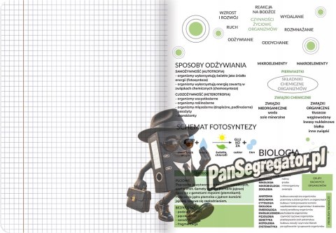 Zeszyt A5 60k kratka margines ściągi BIOLOGIA 400181529 TOP 2000