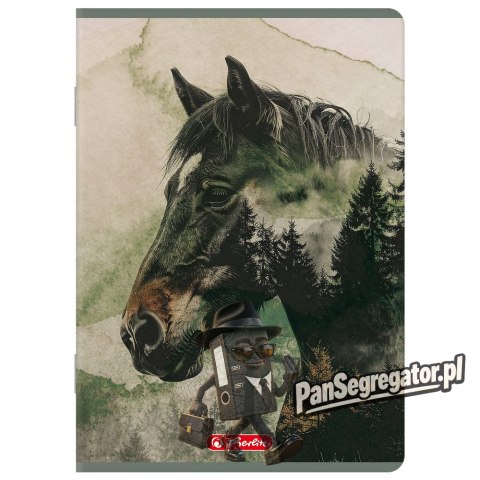 Zeszyt A5 60k kratka z marginesem WILD 400206388 HERLITZ