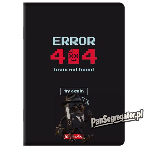 Zeszyt A5 60k kratka z marginesem mix 400206342 HERLITZ