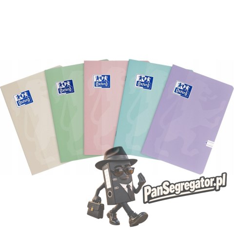 Zeszyt A5 60k linia margines TOUCH PASTEL 400175352 OXFORD
