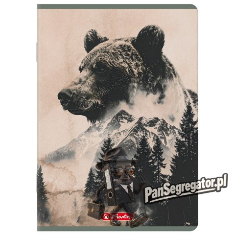 Zeszyt A5 60k linia z marginesem WILD 400206389 HERLITZ