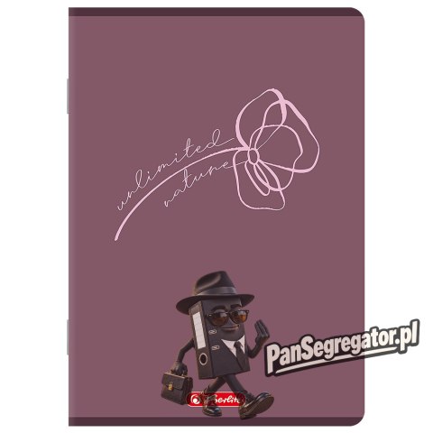 Zeszyt A5 60k linia z marginesem mix 400206346 HERLITZ